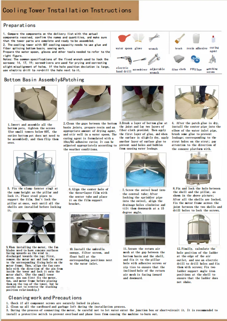 cooling tower installation cooling tower installation